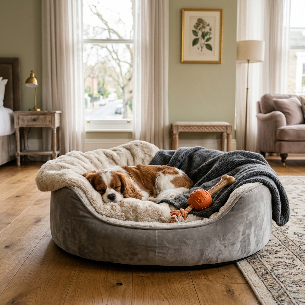 Cozy luxury dog bed